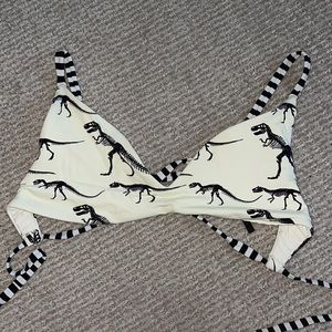 boys + arrows black and white dinosaur swimsuit